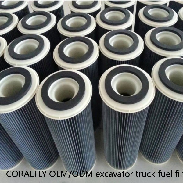 CORALFLY OEM/ODM excavator truck fuel filter 436-7077 4367077