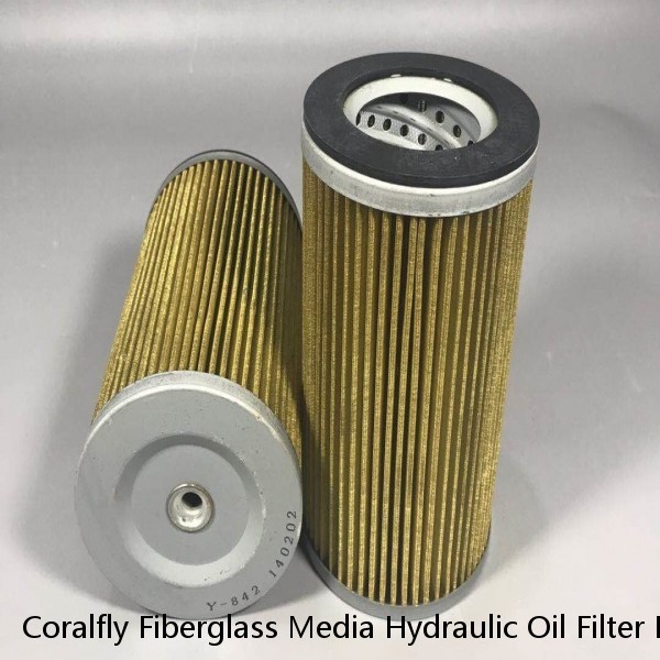 Coralfly Fiberglass Media Hydraulic Oil Filter HF6586 HF6587 HF6588