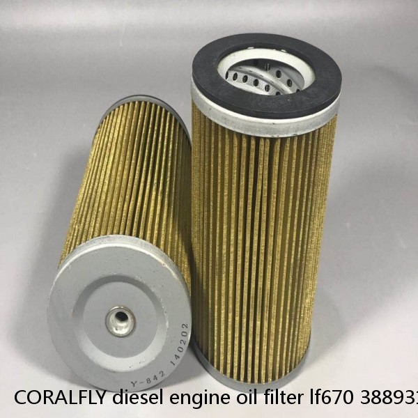 CORALFLY diesel engine oil filter lf670 3889310