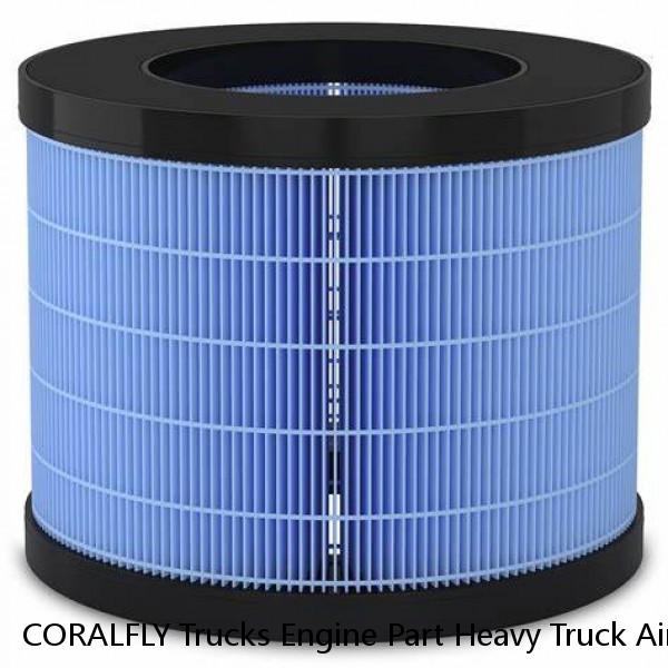CORALFLY Trucks Engine Part Heavy Truck Air Filter With Lid Diesel Engine Air Filter Housing 262-9786