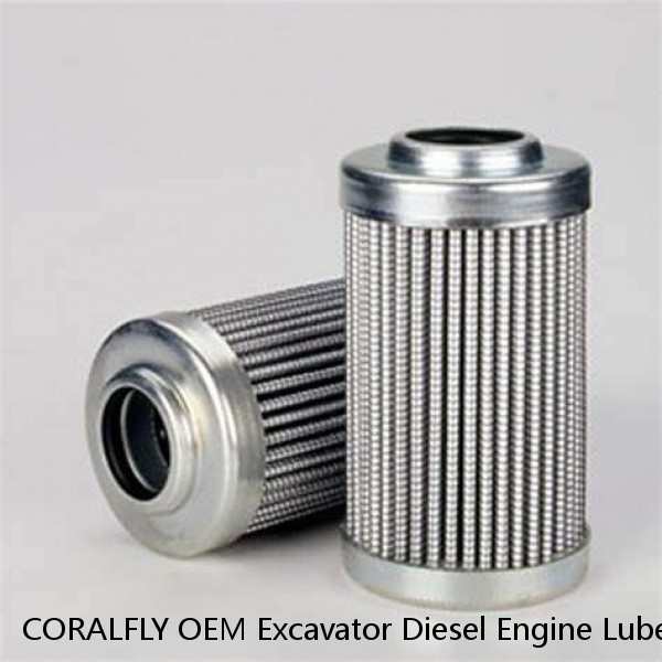 CORALFLY OEM Excavator Diesel Engine Lube Oil Filter ME201871 #1 small image